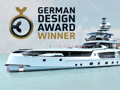 GTT 165 goes for gold with a win at this year's German Design Awards!